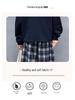 2025 New Early Autumn Girls' Turn-Down Collar Sweatshirt Set for Middle School