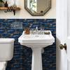 Easy Clean Wall Surface Sticker Peel And Stick Backsplash Tile for Kitchen Bathroom, 3D Brick Mosaic Waterproof Decal Sticker, Oil-proof Self-adhesive