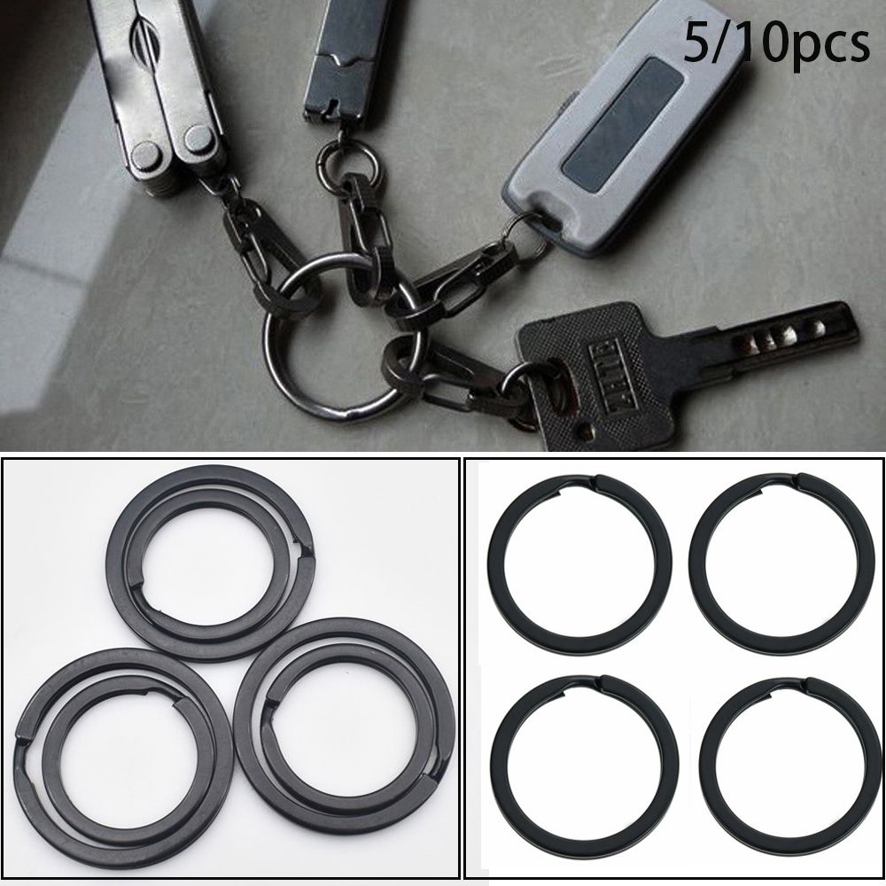 Hiking Style Stainless Steel Locking Key Holder Carabiner Keys Ring Keyring Connectors EDC Keychain