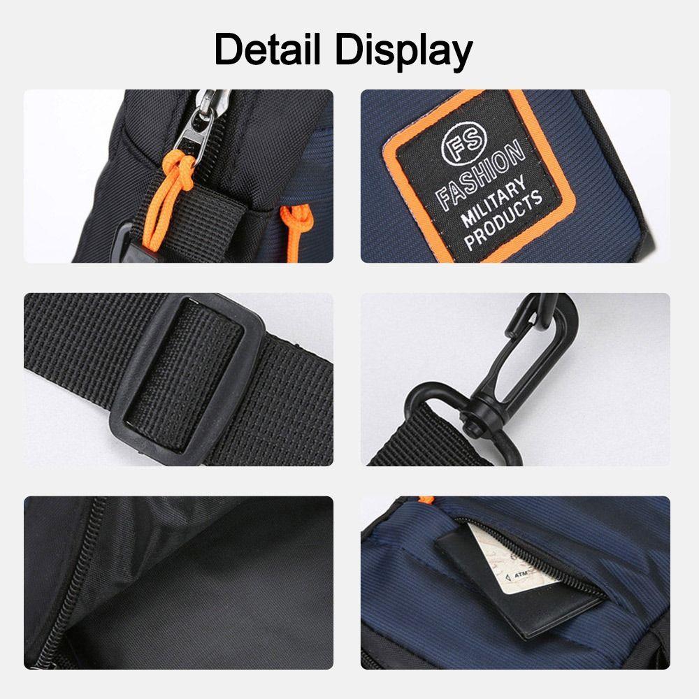 Водонепроницаемая сумка-мессенджер Многофункциональная мужская сумка Повседневные сумки для мобильных телефонов