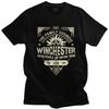 Hip Hop Supernatural Winchester Business T Shirt for Men New Design T-Shirt Big Size Homme Tee Tops TV Show Tshirt Merch 65781