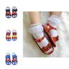 Charming Mini Melissa Snow White Girls Sandals With Adorable Cartoon Pattern Design