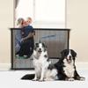 Pet Barrier Fence Портативный Воздухопроницаемый Сетчатый Лестничный Вход Кухня Внутренние Ворота Собаки Разделительный Щит Изолированные Детские Крючки Манеж