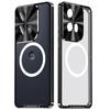 Магнитная серия Magic Shield для Motorola Edge (2024) 5G Чехол Металл+ТПУ Чехол для телефона с защитой объектива