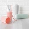 Toothbrush Holder with Cover Plastic Toothbrush Toothpaste Storage Box Portable Travel Camping Cover Home Health Organizer Case