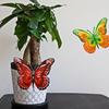 Лечебная Бабочка Железное Искусство Металлическая Бабочка 3D Настенный Декор Современный Дом Сад Двор Украшение Скульптура Искусство Бабочки 8 Цветов