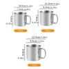1Pc Stainless Steel Folding Handle Cup Portable Carabiner Cup Outdoor Camping Cups for Home Outdoor Camping Accessories