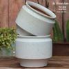 Large Handmade Coarse Pottery Plant Pot: Ceramic Orchid & Succulent Planter, Bougainvillea Zisha Jar.