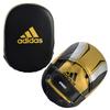 Adidas Speed Micro Air Punching Mitts ADISP550FM Adidas Boxing Mitts for Kickboxing and Gym Use and (Pair) // (Black Gold)
