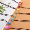 New Trendy Water Drop for Women Men Necklace Perfume Bottle Pendant Jewelry Gift Oil Diffuser Vial
