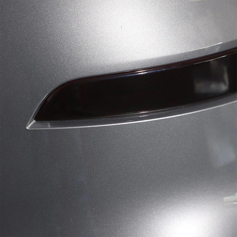 Для BMW X7 G07 2022 2023 ABS черный автомобиль задняя противотуманная фара наклейка наклейка внешние аксессуары автомобиля