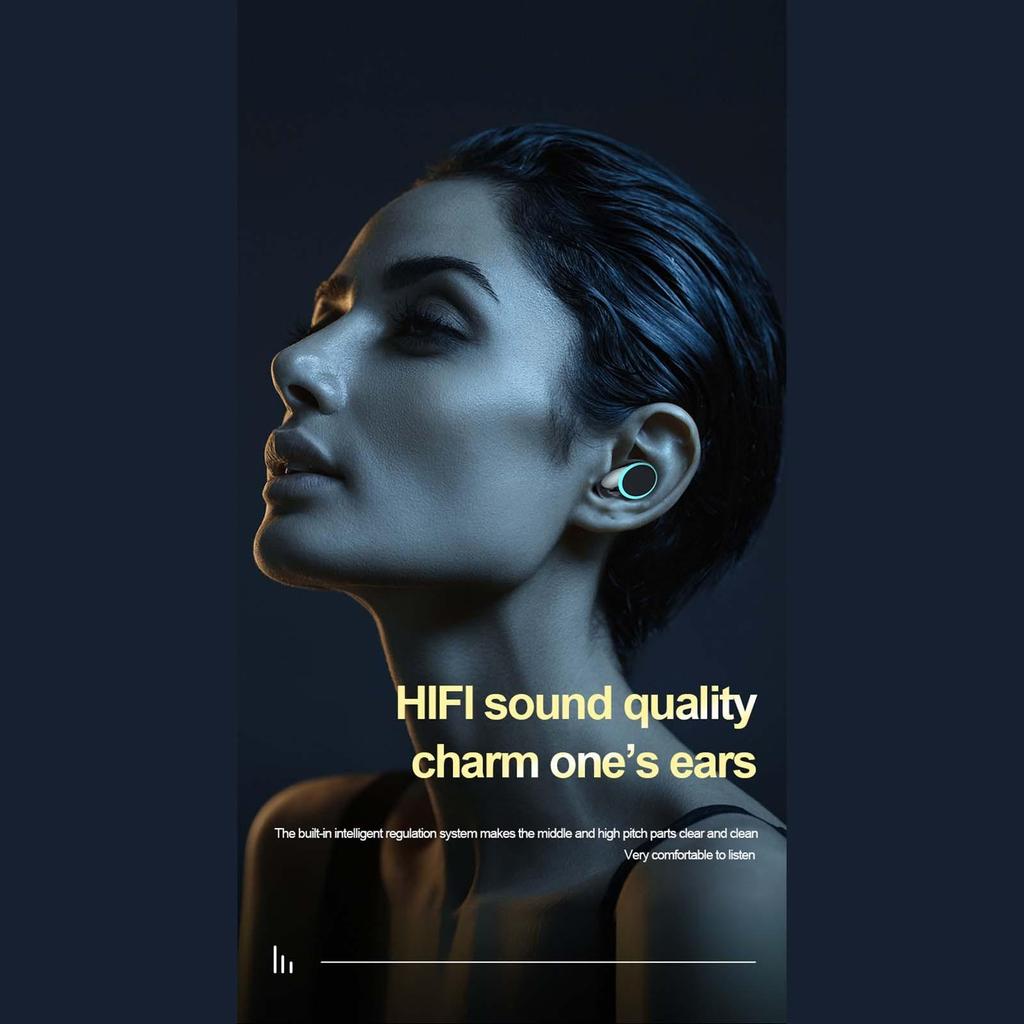 Новинка 2021 года, беспроводная внутриканальная Bluetooth-гарнитура A14 TWS-5.0 со светодиодной подсветкой и шумоподавлением