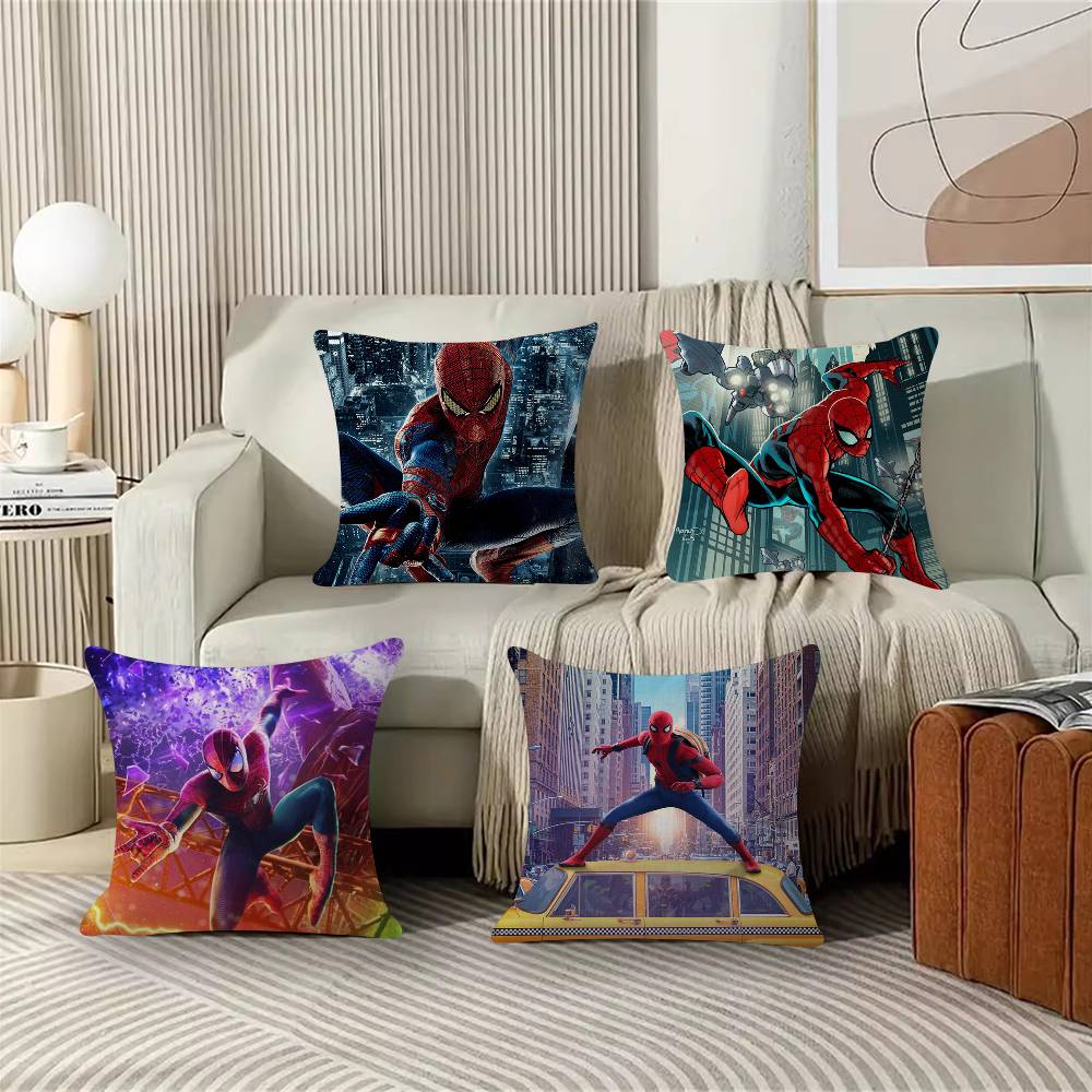 American Cartoon SSpider pc Maple Design Cushion Cover Happy Autumn Harvest Decor Holiday Decorati Pillow Cover