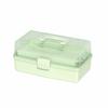 Plastic Multipurpose Storage Box Clear Art Craft Organizer Utility Box 3 Layer Storage Box  Home