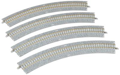 TOMYTEC TOMIX N Gauge Wide PC Curve Rail F Набор из 4 шт. 1771 Принадлежности для моделей железных дорог C280-45-WP