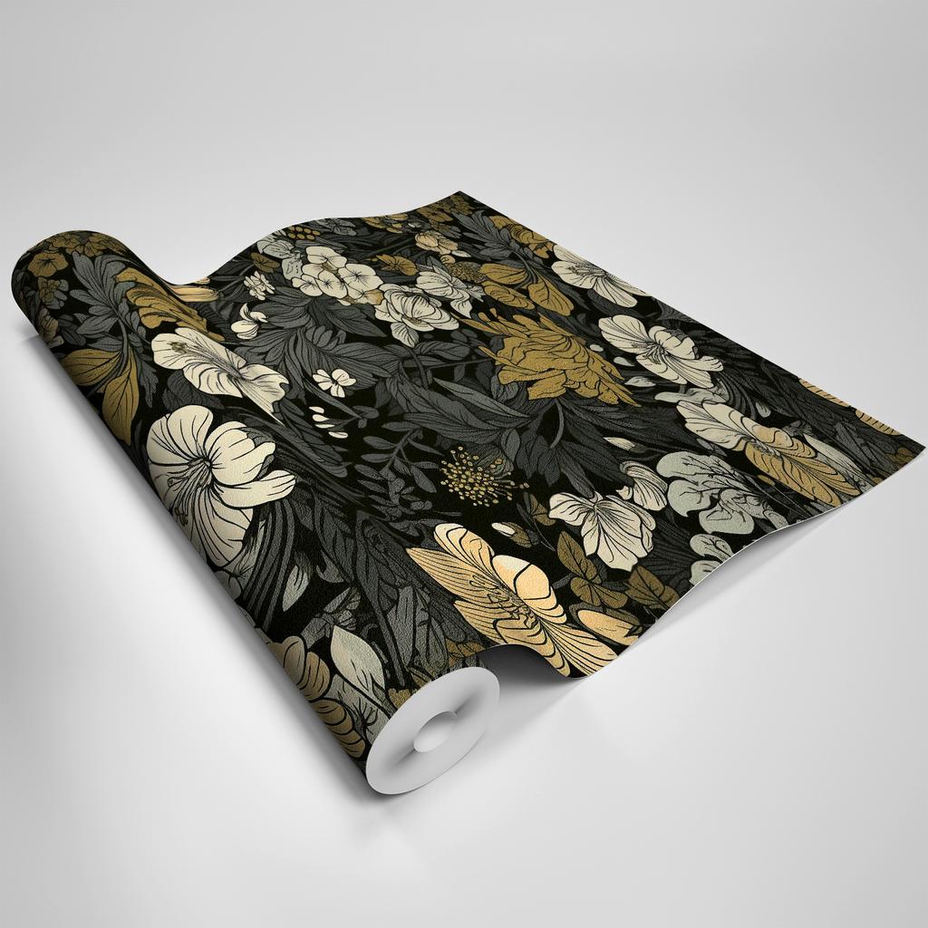 Самоклеящиеся текстурированные обои для украшения стен в гостиной и спальне, водонепроницаемые и износостойкие настенные наклейки для растений