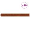 Lawn Edging 30 pcs. 20 x 103 cm Weathering Steel Rust Look