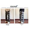 Wassup Sohot Men's American Plaid Loose Straight Casual Pants