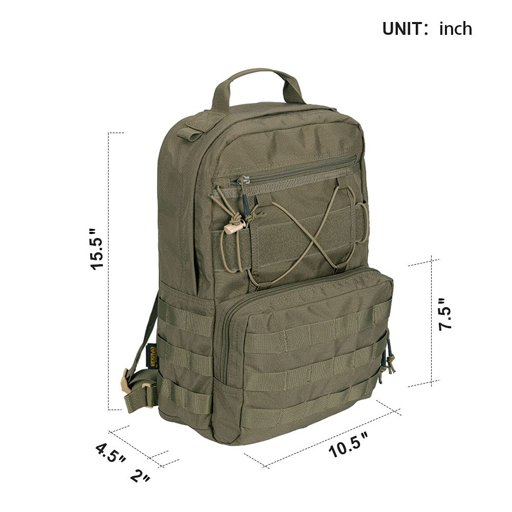 ELITE Военный рюкзак для питья Нейлоновая сумка для питья Molle Большая вместимость Тактический рюкзак для питья [ПРЕВОСХОДНЫЙ ШПАНКЕР]