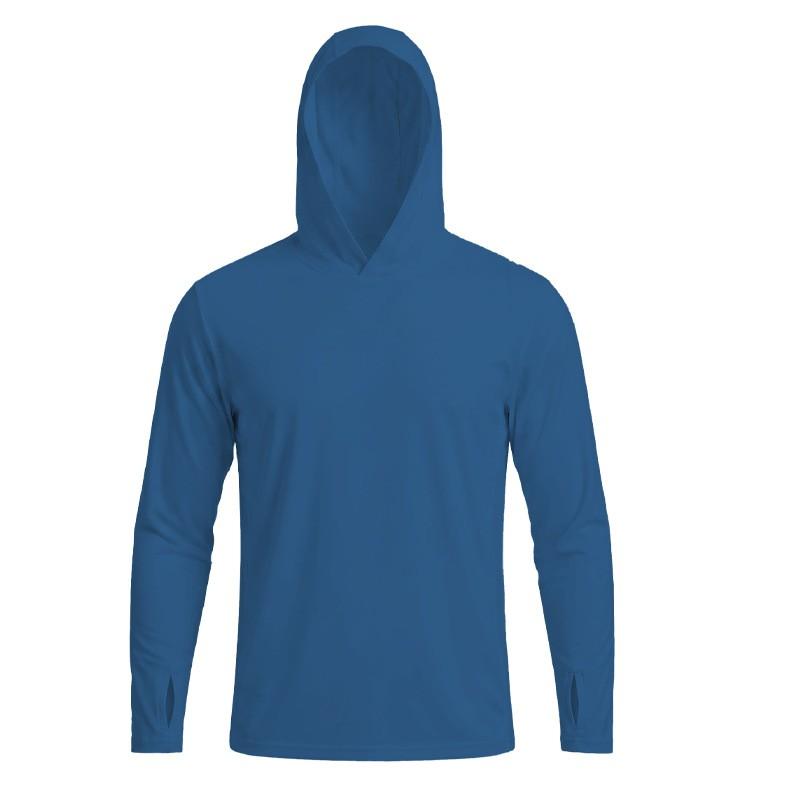 Mens Hooded UPF Sun Protection Jacket Lightweight Quick-Dry Outdoor Fishing Hiking Windbreaker