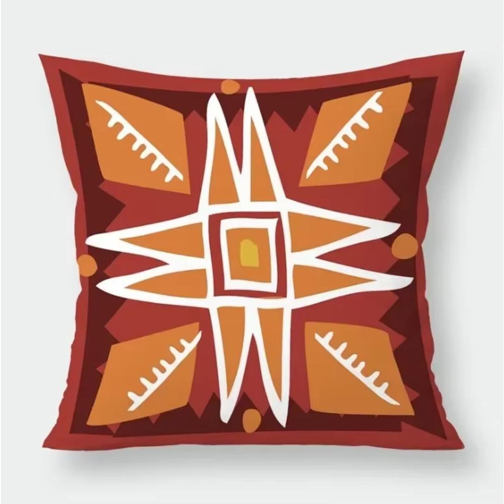 Bohemian Abstract Geometric Floral Cushion Cover Home Sofa Garden Chair Pillow Moroccan Vintage Throw
