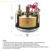 3XUB 2 Inch 52mm Mechanical Oil Pressure With Adjustable Warning Setting For Vehicles And Motorcycles