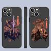 Чехол для Apple iPhone 14 13 11 12 Pro 7 XR X XS Max 8 Plus 6 6S SE 2022 13Pro, черный мягкий телефон, чехол аниме Genshin Impact Cute