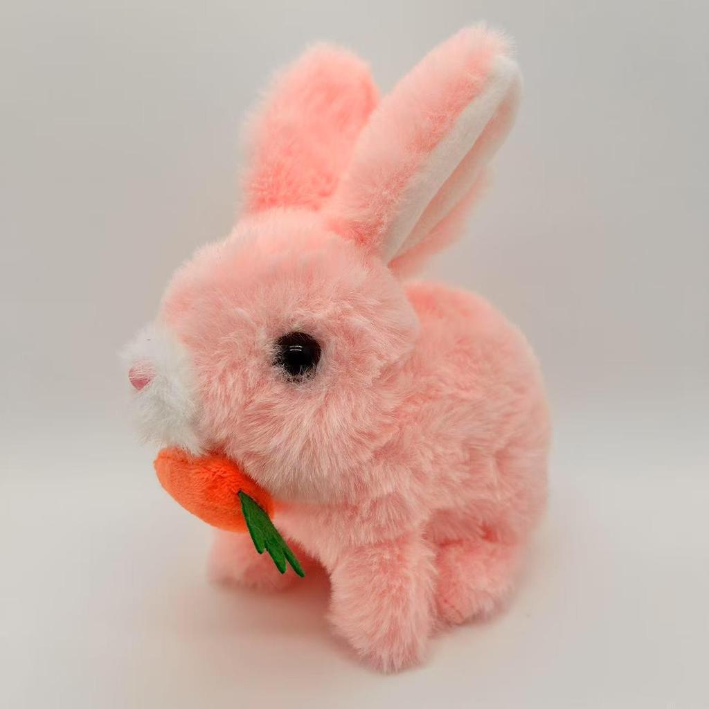 Милая длинношерстная плюшевая мультяшная кукла-кролик для детей