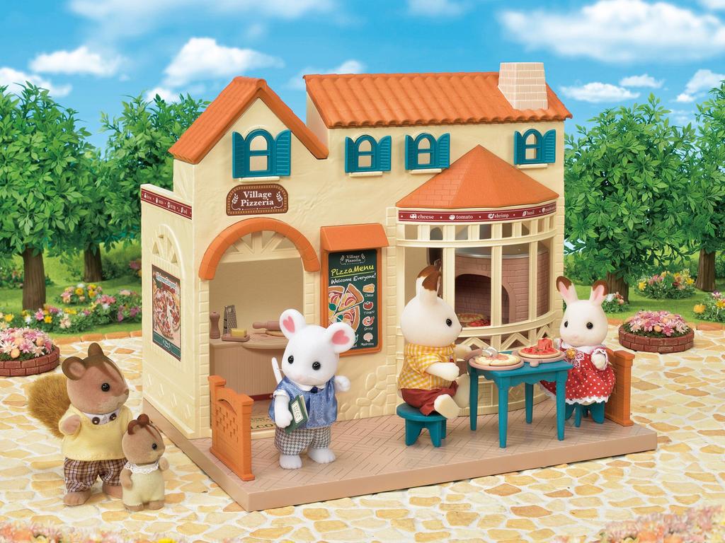 Магазин Sylvanian Families Пиццерия в лесу Ми-87 3 года и старше Игрушки Кукольный домик EPOCH