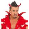 Serre-tête de Diable avec cornes rouges - WIDMANN - Accessoire de déguisement - Taille Unique