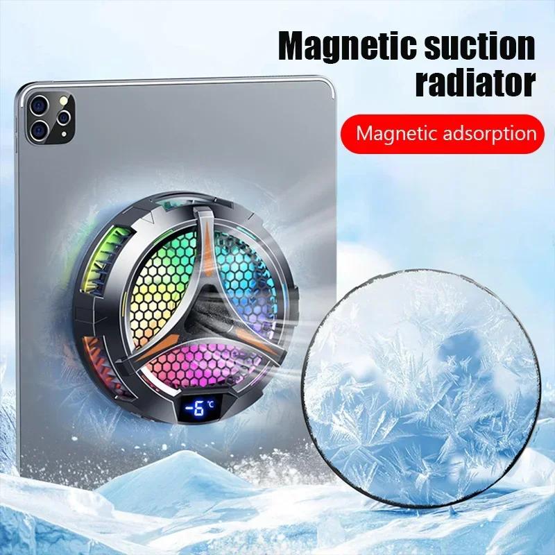 1PC X42 Fan Mobile Phone Magnetic Cooler, Suitable for Dedicated Tablets with Aluminum Laptop Stand Heat Sink,