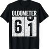 Футболка Oldometer 61 Футболка на 61-й день рождения Футболка
