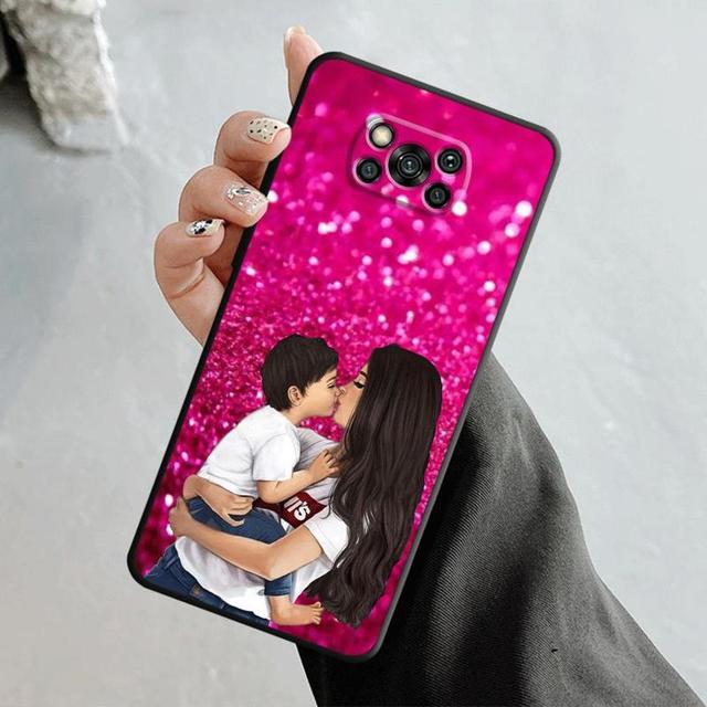 Чехол для Xiaomi Poco X3 Nfc X4pro X5 M3 для Mi 12 13 11 10 10t 8 Note10 Lite 11ultra 11t F1 для женщин Super Mom Baby Princess Queen