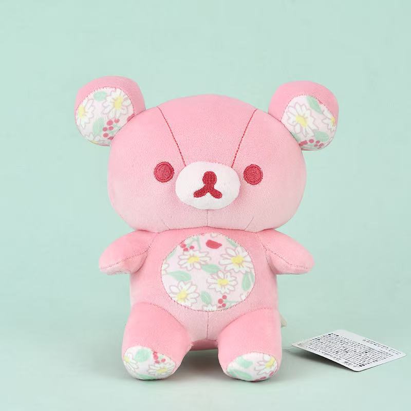 Spring Summer Autumn Winter Rilakkuma Plush Toy Four Seasons Color Bear Charm Ginza Series Kuma Bear Stuffed Gift