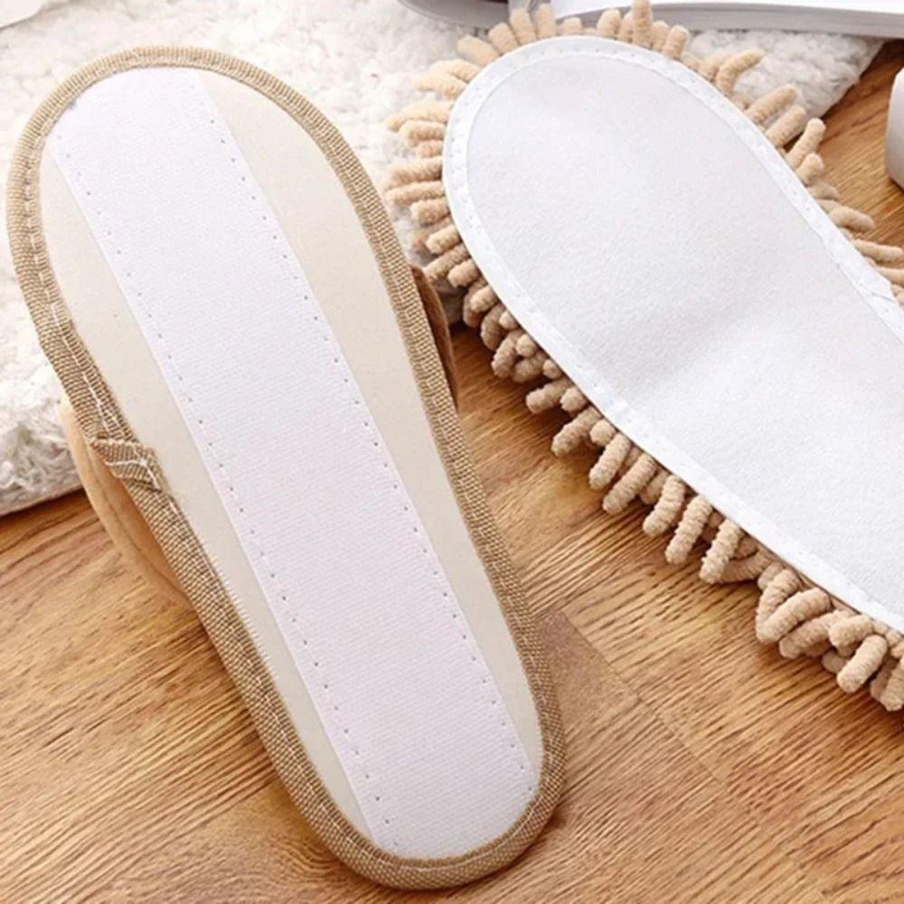 Мягкие тапочки для швабры, многоразовые тапочки для полировки пола, симпатичные тапочки для уборки пола, от пыли и грязи