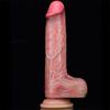 Women's Bedroom Masturbator Liquid Silicone Simulation Penis Double-layer Dildo Adult Sex Products