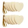 Hanging Wooden Hearts - GRAINE CREATIVE - 6 Cm - Beige - Mixed - Christmas Decoration
