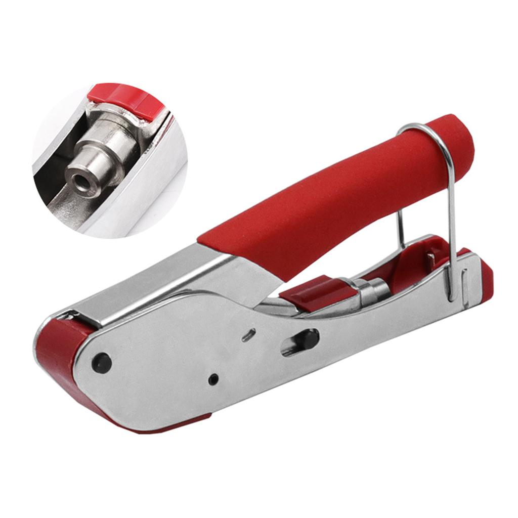 Инструмент для обжима коаксиального кабеля RG6 RG59 Инструмент для обжима коаксиального кабеля Инструмент для зачистки проводов F-образной головки Обжимной инструмент