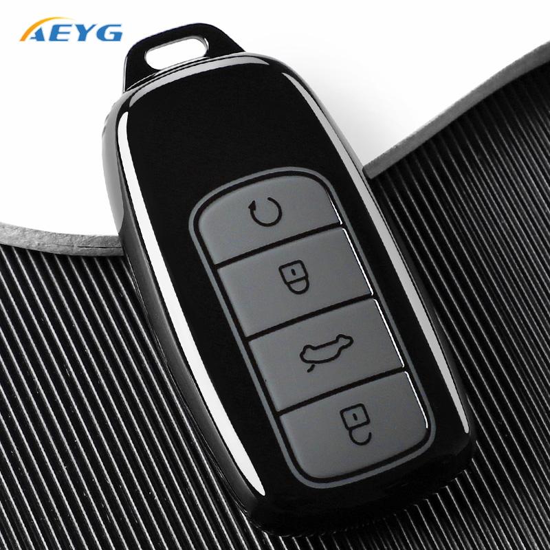 Для Chery Omoda 5 C5 Tigo 7 8 Pro Max Tigo 7 8 Plus Arrizo 5 Plus Мягкий ТПУ Чехол-держатель для ключей автомобиля Брелок Аксессуары