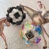 Расслабляющая 12-кнопочная Магический Шар Брелок-Fidget Ключи Кнопка Clicker Игрушка Колпачок Клавиатуры для Пальцев Провести Время Взрослый