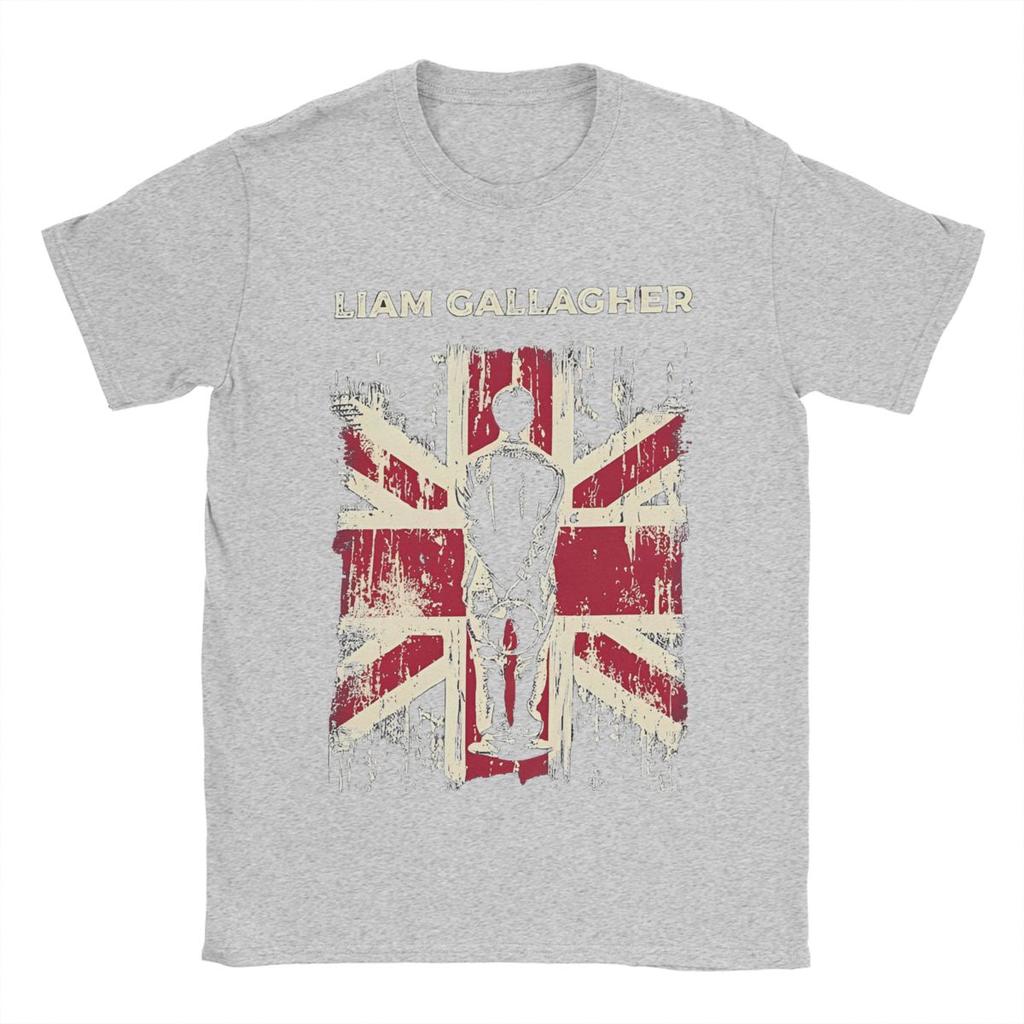 Men Women's Vintage Liam Gallagher Band Singer Graphic Printed Tee Shirt Apparel Vintage Cotton T Shirts Tee Clothing Summer