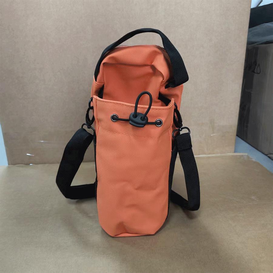 Strong Magnetic Fitness Water Bottle & Storage Crossbody Bag - Large Capacity for Gym Essentials