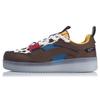 Li Ning Коллекция Disney История игрушек Вуди Удобные Низкие Скейтбордические Кроссовки Женские Темный Каштановый AGCP342-1
