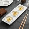 Керамическая тарелка для дим-самов Креативная фирменная тарелка для закусок и холодных блюд для ресторана Лимонная тарелка Молекулярная посуда