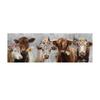 Cows with Flowers Posters Abstract Animals Canvas Painting Wall Art Pictures for Living Room Home Decoration Cuadros No Frame