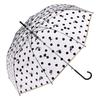 Масаюки Оки x Пластиковый зонт Нян в горошек Длинный 61 см Монохромный Wpc. [Виниловый зонт] Wpc. Зонт Off-White, Спицы, Большой, Прыгающий, Для поездок, Школа,