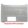 For HP 15-DY 15-EF 15S-FQ 15S-FR 15S-EQ TPN-Q222 Q230 Palm Rest shell Keyboard upper cover case L63578-001 L63579-001