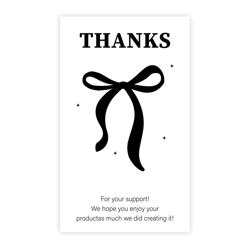 50-pack Airplane-Themed Thank You Box Sealing Stickers for Packaging and Decoration