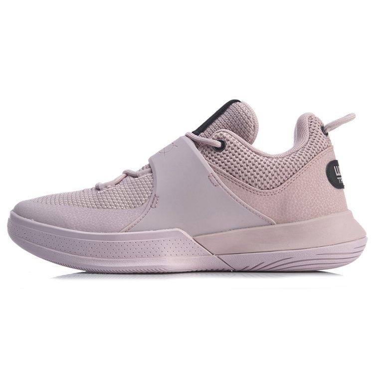 Li Ning Way Of Wade Тренировочные Баскетбольные Кроссовки с Амортизацией и Поддержкой, Низкие, Мужские, Светло-Розовые ABCP023-2