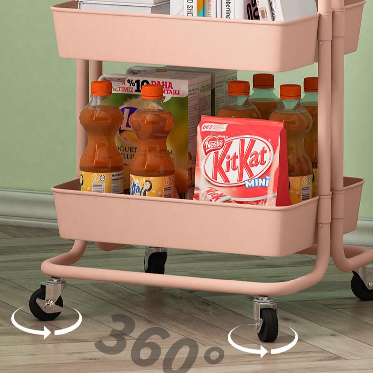 Тележка для хранения вещей Напольная стойка для спальни Многоуровневая стойка для хранения вещей Передвижная стойка для ванной комнаты